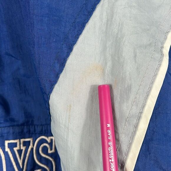 🔥🏈 Vintage DALLAS COWBOYS NFL ProLine Starter Puffer 1/2 Zip Jacket Men Sz Lg - Picture 14 of 14